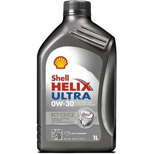 Моторное масло HELIX ULTRA ECT 0W-30 1 л Shell 550042390.