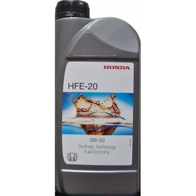 Моторное масло HONDA HFE-20 0W-20 1 л Honda/Acura 08232-P99-K1LHE.