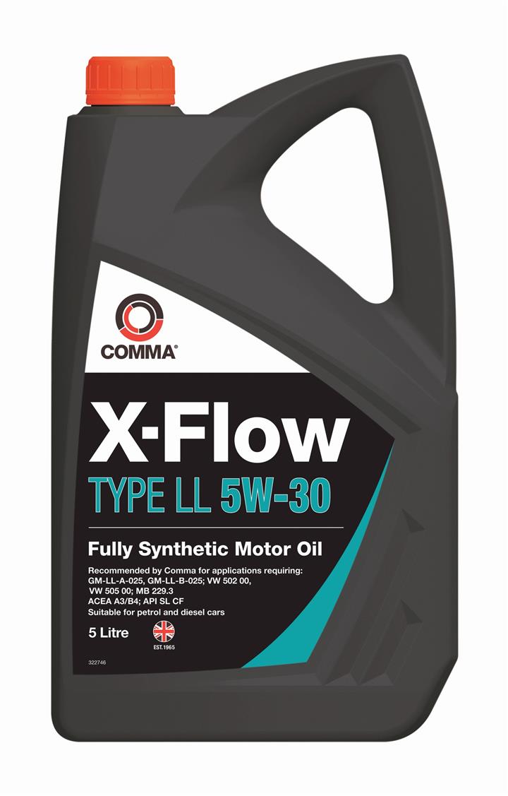 Моторне масло X-FLOW TYPE LL 5W-30 5 л Comma XFLL5L.