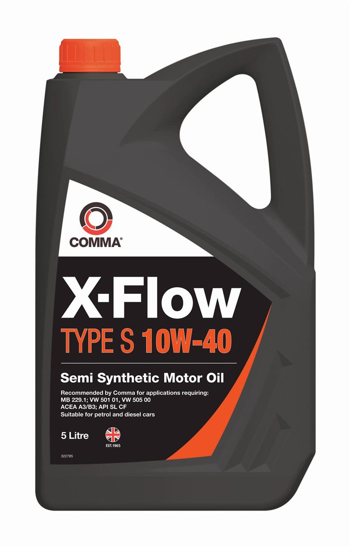 Моторное масло X-FLOW TYPE S 10W-40 5 л на Seat Leon  Comma XFS5L.