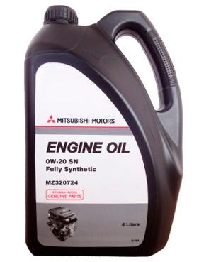 Моторне масло ENGINE OIL 0W-20 4 л на Лексус Ес  Mitsubishi MZ320724.