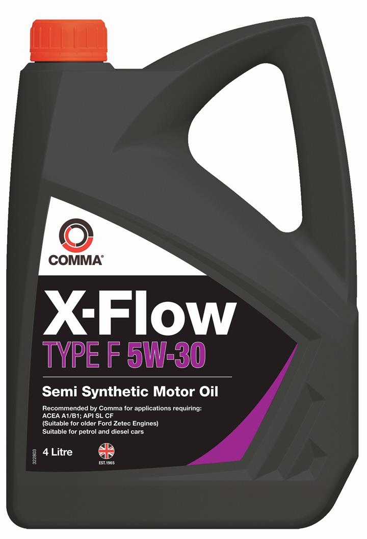 Моторное масло X-FLOW TYPE F 5W-30 4 л на Сеат Леон  Comma XFF4L.