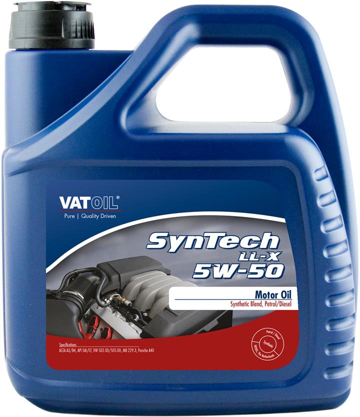 Моторное масло SYNTECH LL-X 5W-50 4 л Vatoil 50398.