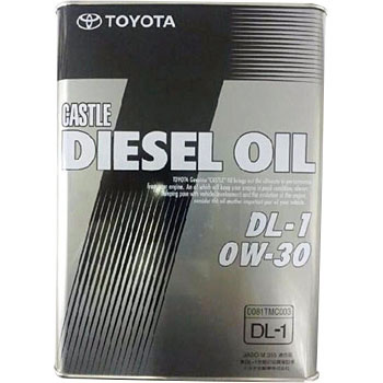 Моторное масло CASTLE DL-1 0W-30 4 л Toyota/Lexus 08883-02905.