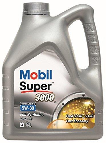 Моторное масло SUPER 3000 FE 5W-30 4 л на BMW 328 Mobil 151528.