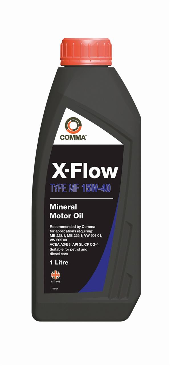 Моторное масло X-FLOW TYPE MF 15W-40 1 л Comma XFMF1L.