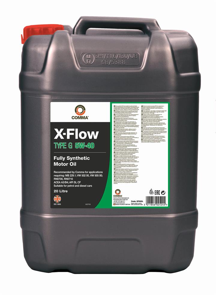 Моторне масло X-FLOW TYPE G 5W-40 20 л на Мазда Кседос 6  Comma XFG20L.