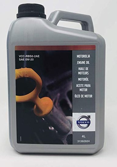 Моторное масло ENGINE OIL 0W-20 4 л Volvo 31392924.