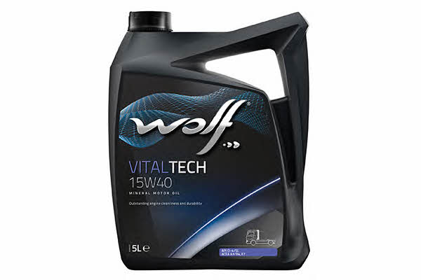 Моторное масло VITALTECH 15W-40 5 л Wolf 8301117.