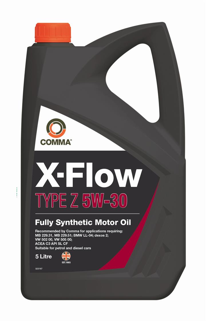 Моторне масло X-FLOW TYPE Z 5W-30 5 л Comma XFZ5L.