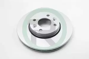 Перфорированный тормозной диск на Nissan Micra  Hella Pagid 8DD 355 109-331.