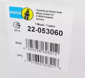 Передняя левая стойка амортизатора Bilstein 22-053060 фотография 7.