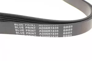 Полікліновий ремінь Blue Print AD06R1836 фотографія 3.