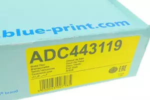 Вентильований передній гальмівний диск Blue Print ADC443119 фотографія 4.