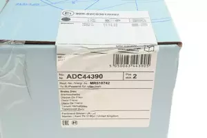 Вентилируемый передний тормозной диск Blue Print ADC44390 фотография 4.