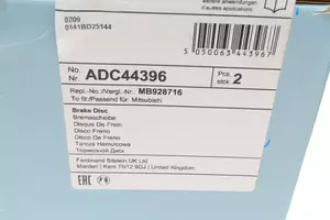 Задний тормозной диск Blue Print ADC44396 фотография 4.