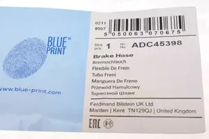 Шланг гальмівний задній Blue Print ADC45398 фотографія 4.