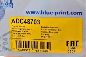 Рулевой наконечник Blue Print ADC48703 фотография 1.