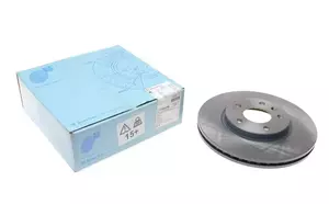 Вентильований передній гальмівний диск Blue Print ADG043166.