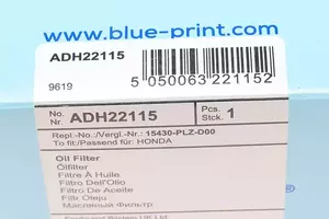 Масляний фільтр Blue Print ADH22115 фотографія 5.