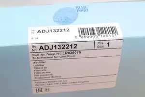 Воздушный фильтр Blue Print ADJ132212 фотография 3.