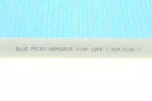 Салонный фильтр Blue Print ADM52518 фотография 2.