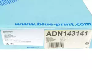 Вентилируемый передний тормозной диск Blue Print ADN143141 фотография 4.