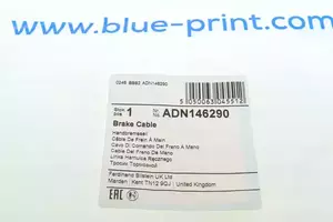 Трос ручного гальма Blue Print ADN146290 фотографія 5.
