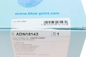 Комплект пыльника ШРУСа Blue Print ADN18143 фотография 3.