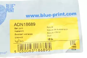 Передняя нижняя шаровая опора Blue Print ADN18689 фотография 1.