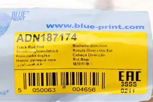 Правый рулевой наконечник Blue Print ADN187174 фотография 1.