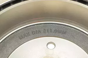 Вентильований задній гальмівний диск Blue Print ADS74337 фотографія 1.