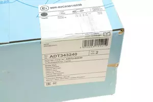 Вентилируемый передний тормозной диск Blue Print ADT343240 фотография 6.
