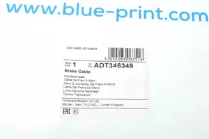 Трос ручника Blue Print ADT346349 фотография 5.