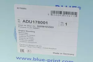 Задняя левая подушка двигателя Blue Print ADU178001 фотография 5.