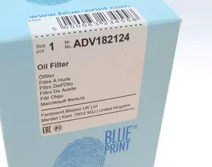 Масляний фільтр Blue Print ADV182124 фотографія 5.