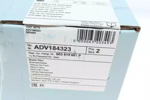 Задний тормозной диск Blue Print ADV184323 фотография 5.