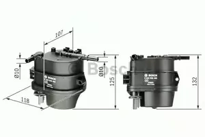 Паливний фільтр на Citroen Nemo  Bosch 0 450 906 460.