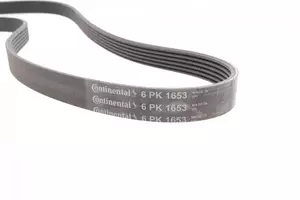 Поликлиновой ремень Contitech 6PK1653 фотография 2.