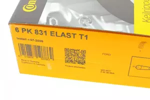 Комплект приводного ремня Contitech 6PK831 ELAST T1 фотография 8.