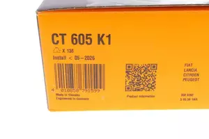 Комплект ременя ГРМ Contitech CT605K1 фотографія 7.