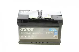 Аккумулятор на Фольксваген Гольф  Exide EA722.