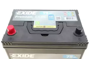 Акумулятор Exide EA755 фотографія 5.