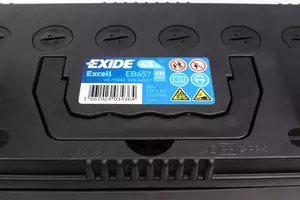 Аккумулятор Exide EB457 фотография 1.
