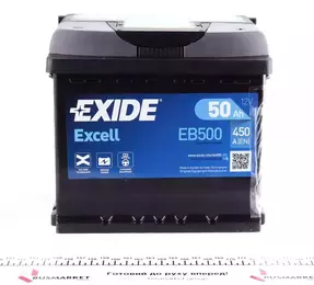 Аккумулятор Exide EB500 фотография 2.