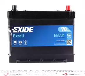 Аккумулятор Exide EB704 фотография 2.