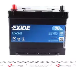 Аккумулятор Exide EB705 фотография 2.