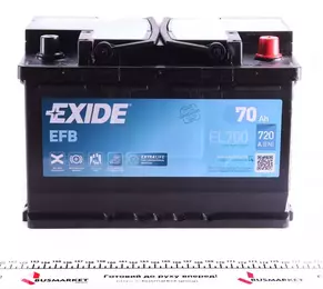 Аккумулятор на Фольксваген Пассат  Exide EL700.
