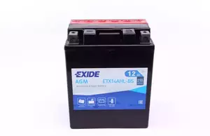 Акумулятор Exide ETX14AHL-BS фотографія 3.