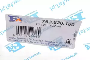 Шайба теплового захисту, система уприскування Fa1 763.620.100 фотографія 4.